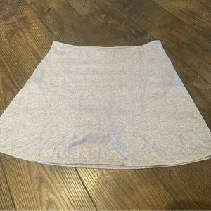 Kortni Jeane Heather Grey High Waisted Swim Skirt‎ Size XL